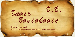 Damir Bosioković vizit kartica